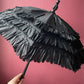 Victorian Black Silk Child’s Parasol