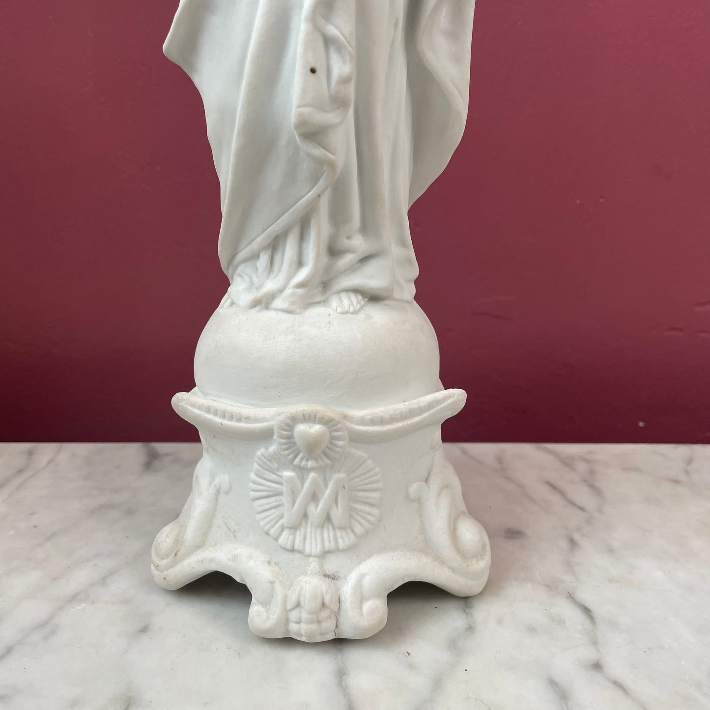 Antique Parian Statue of Mary
