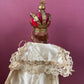 Vintage Infant of Prague Chalkware Statue