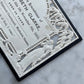 Victorian Die Cut & Embossed Memorial