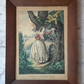 The Love Letter - Antique Currier & Ives Print