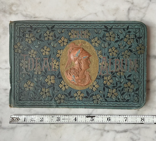Victorian Autograph Album with Athena Cover