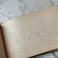Victorian Autograph Album with Athena Cover