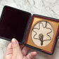 Victorian Hair Keepsake in 1/6 Plate Leather Case