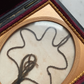 Victorian Hair Keepsake in 1/6 Plate Leather Case