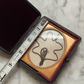 Victorian Hair Keepsake in 1/6 Plate Leather Case