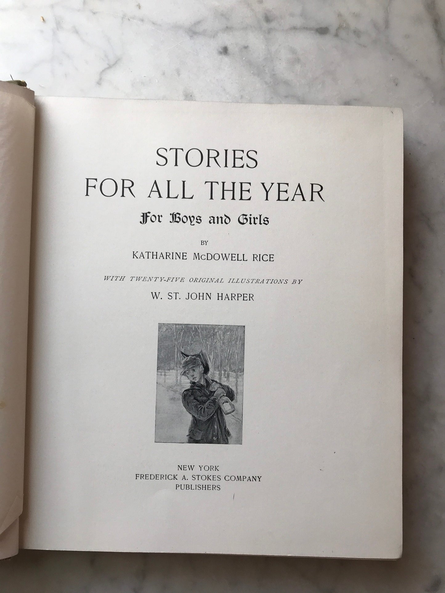 Stories for All the Year - Victorian Children’s Book