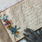 Victorian German Autograph Album with Locks of Hair