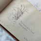 Victorian German Autograph Album with Locks of Hair