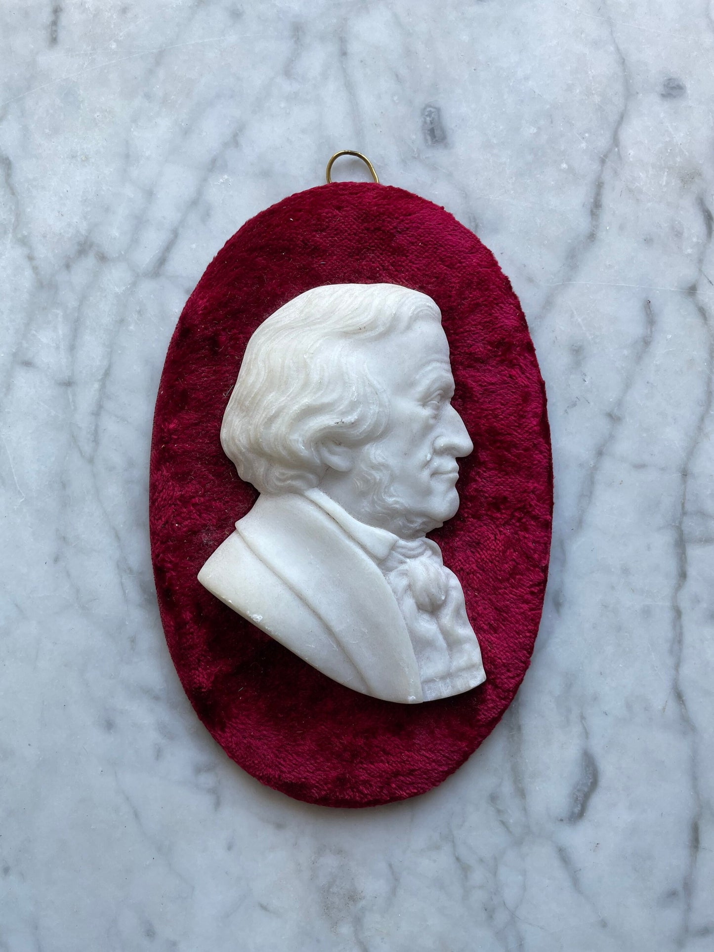 Victorian Marble Profile of Richard Wagner