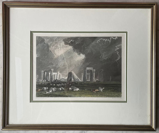 Stonehenge Print after Turner, 1830s