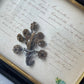 Victorian Mourning Shadow Box with Hair Keepsake