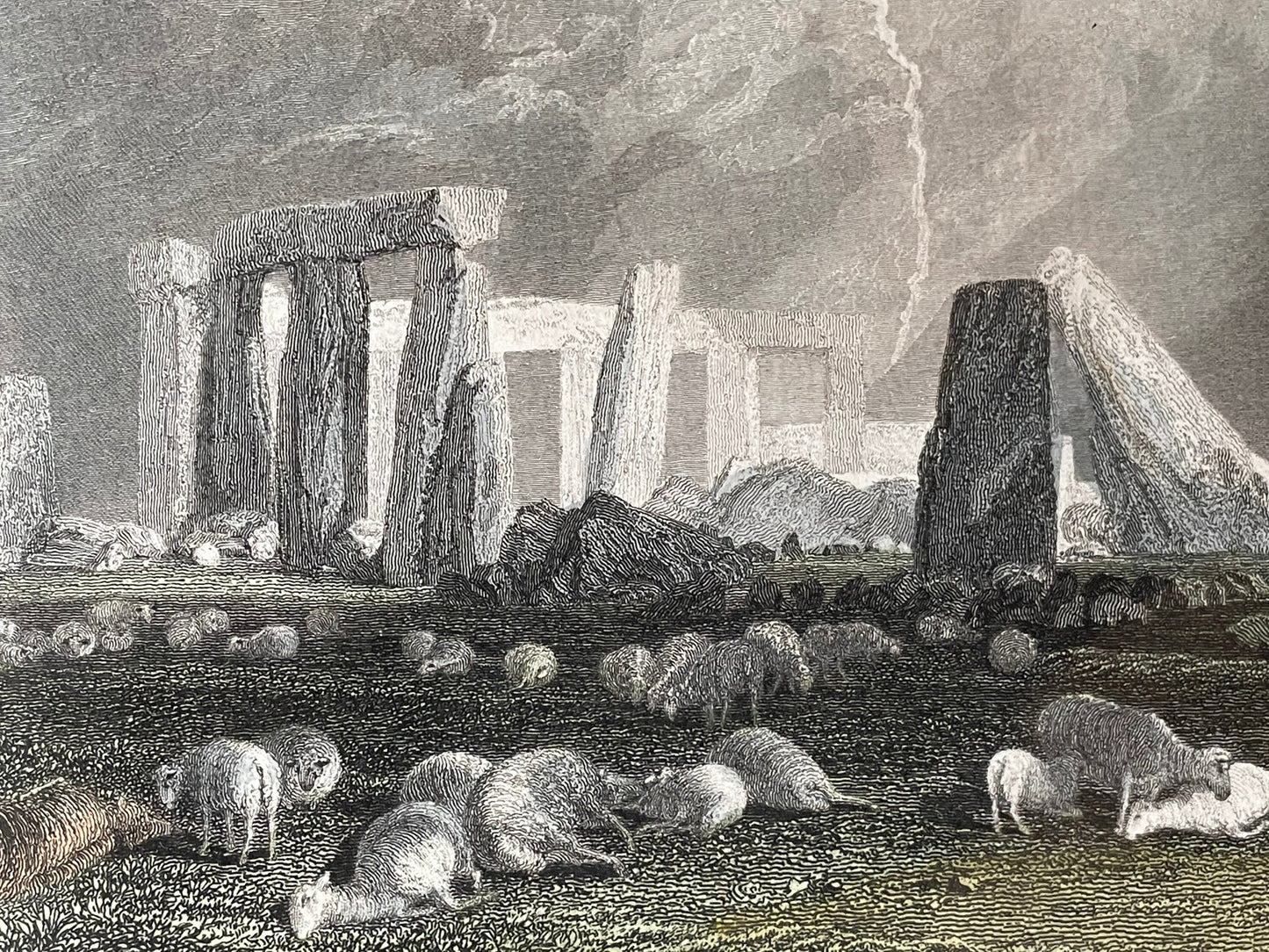 Stonehenge Print after Turner, 1830s