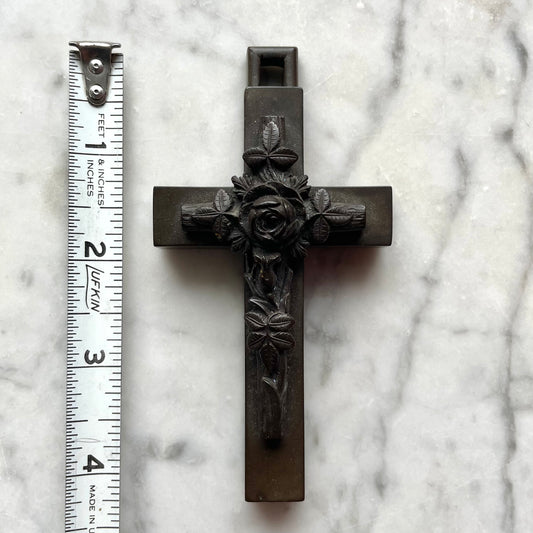 Victorian Vulcanite Cross Pendant