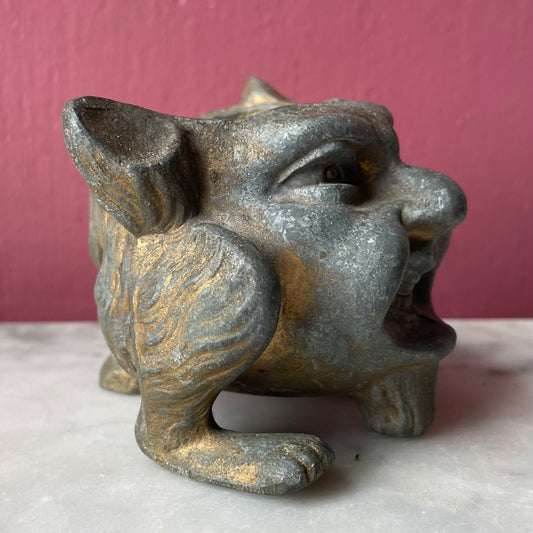 Antique Devil Inkwell