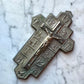 Vintage Stations of the Cross Metal Crucifix