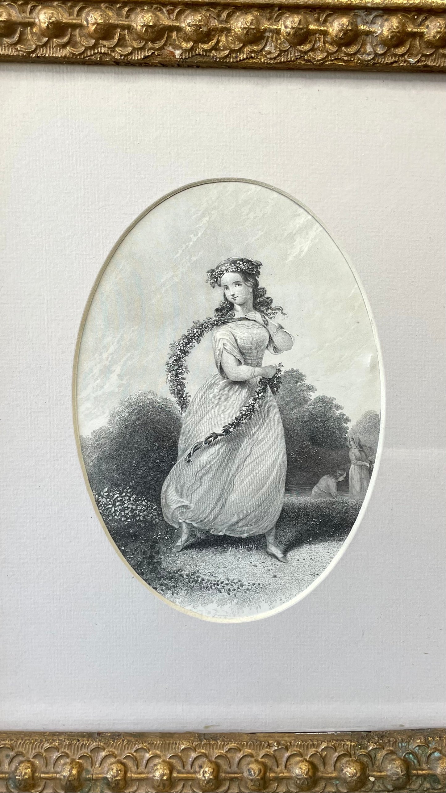 May Queen - Victorian Engraving, c. 1850s