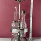 Victorian Cruet Set with Hand Motif