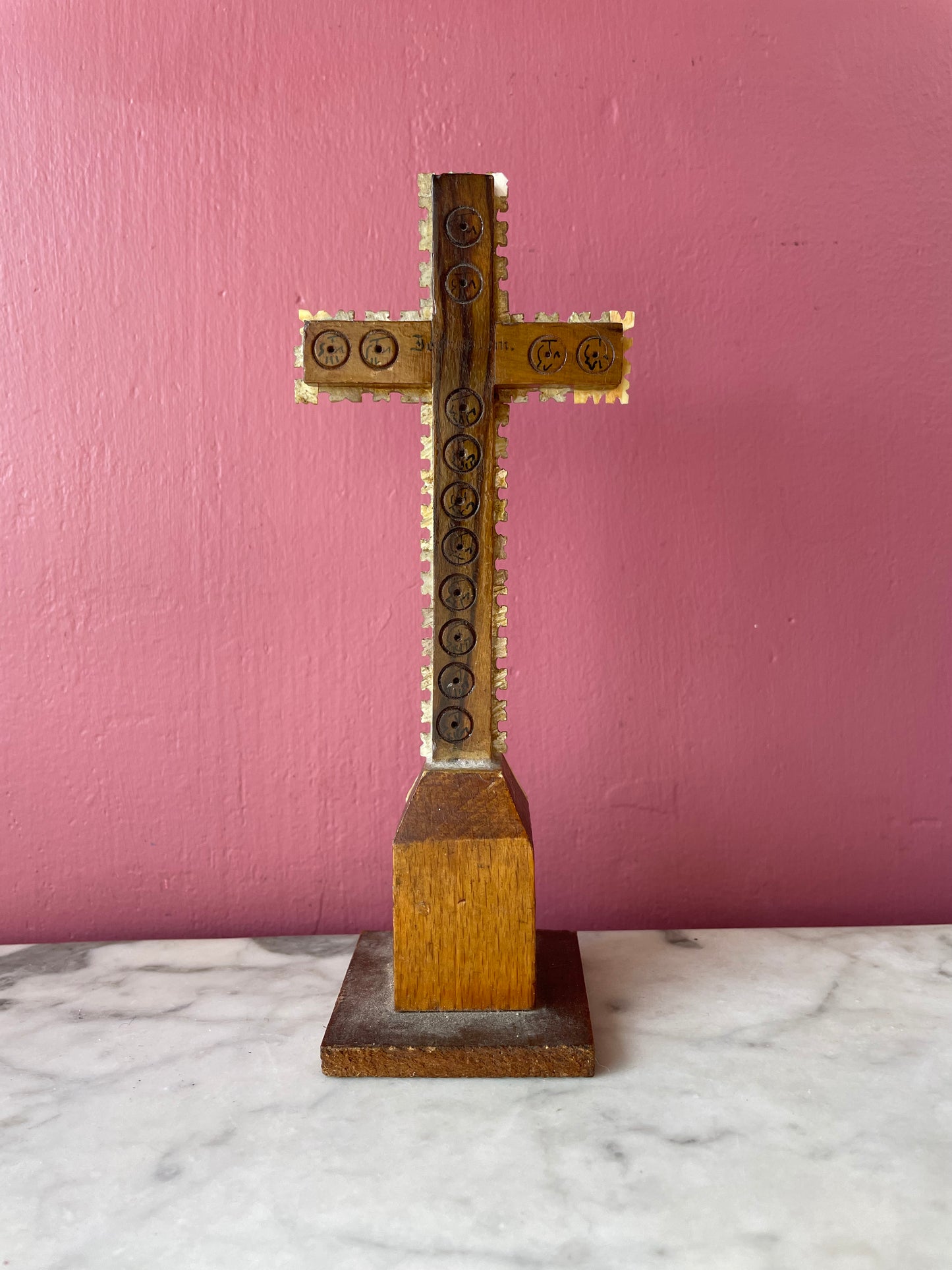 Antique Mother of Pearl Crucifix