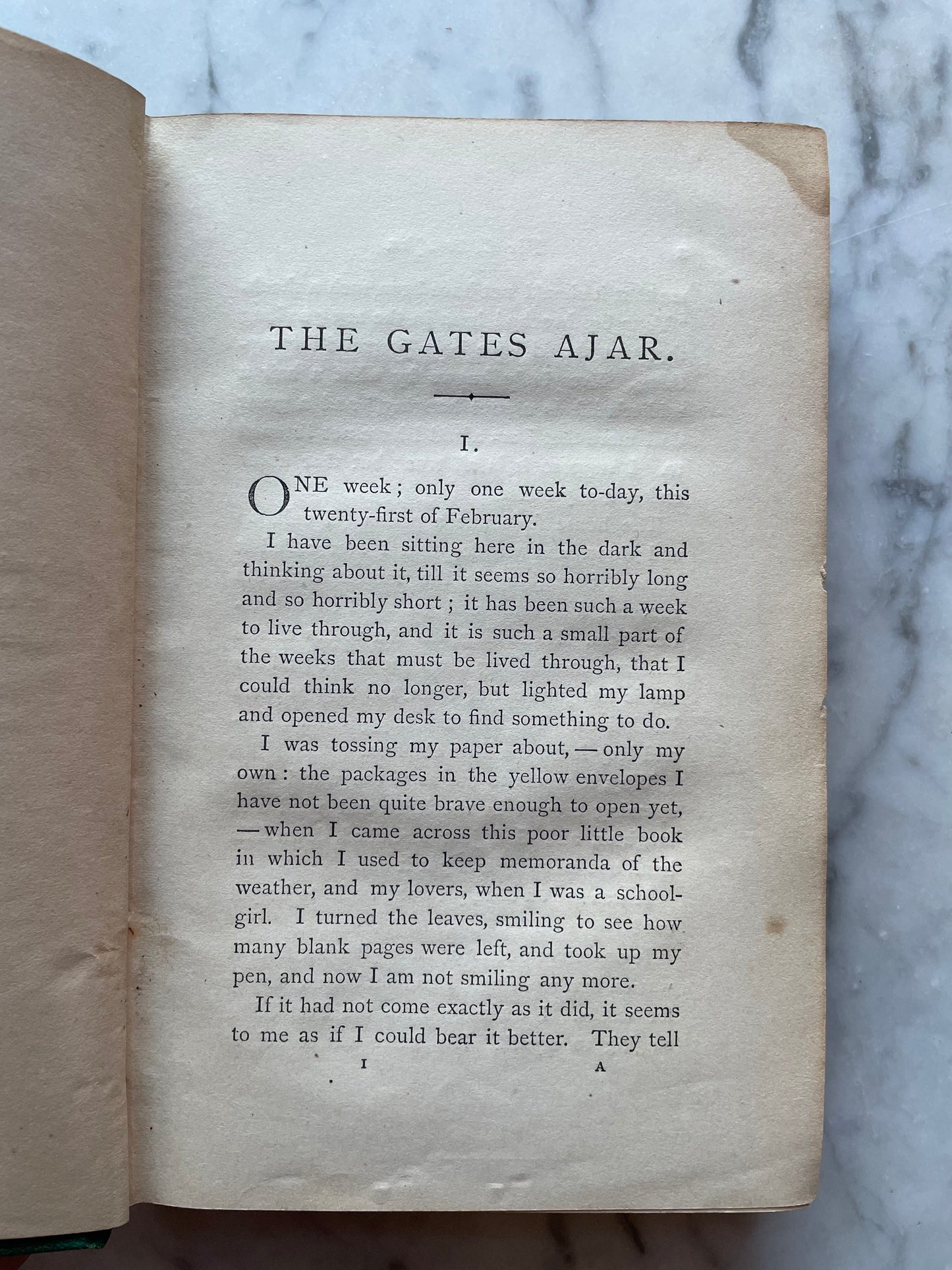 The Gates Ajar - Victorian “Spiritualist Novel”