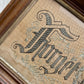 Victorian Punch Paper Embroidery with Clasped Hands - Forget Me Not