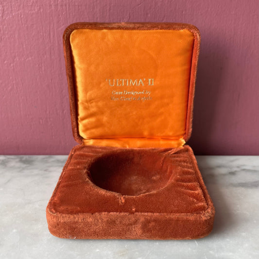 Vintage Velvet Jewelry Case for 1960s Van Cleef & Arpels Ultima II