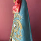 Vintage Black Madonna Chalkware Statue