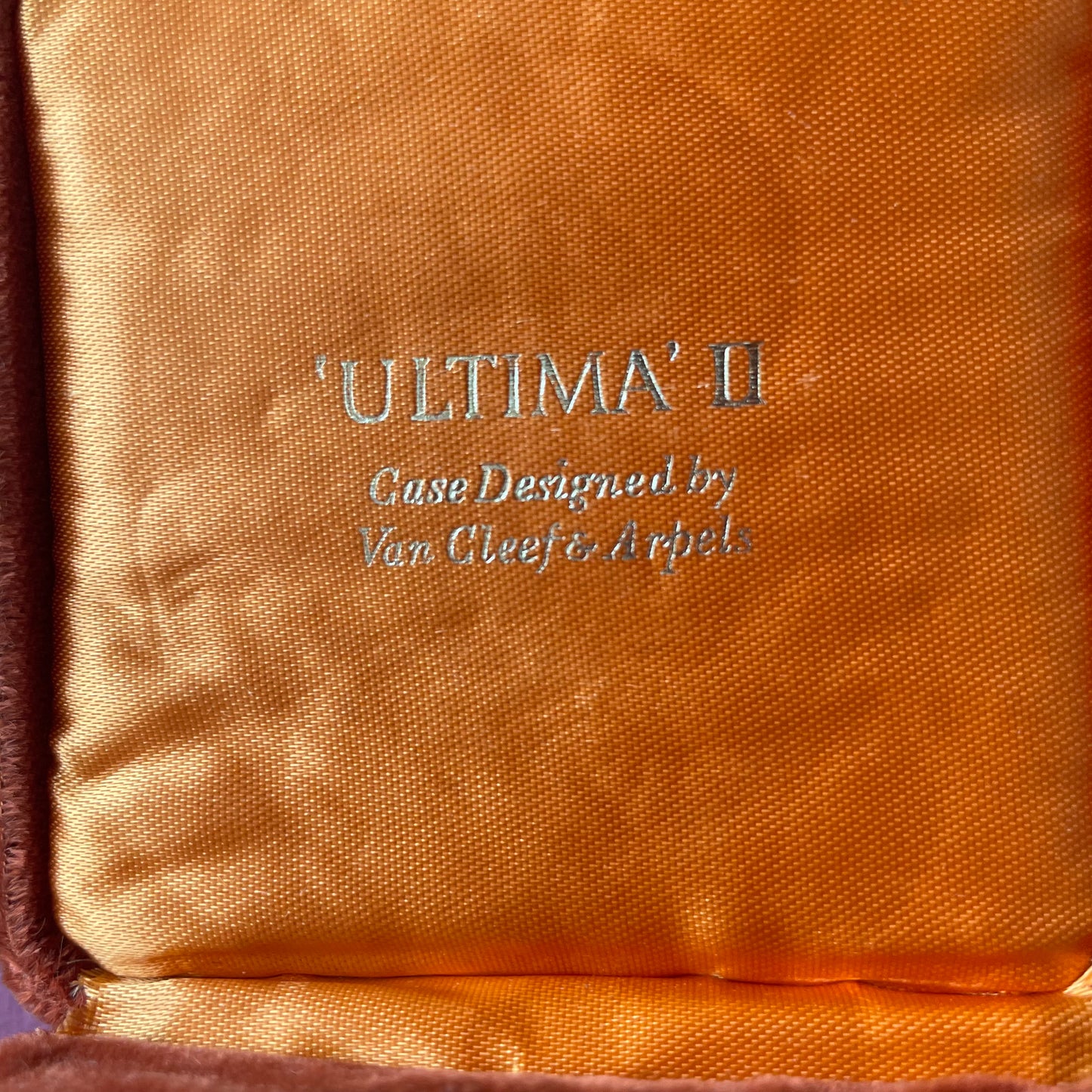 Vintage Velvet Jewelry Case for 1960s Van Cleef & Arpels Ultima II