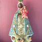 Vintage Black Madonna Chalkware Statue
