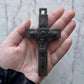 Victorian Vulcanite Cross Pendant
