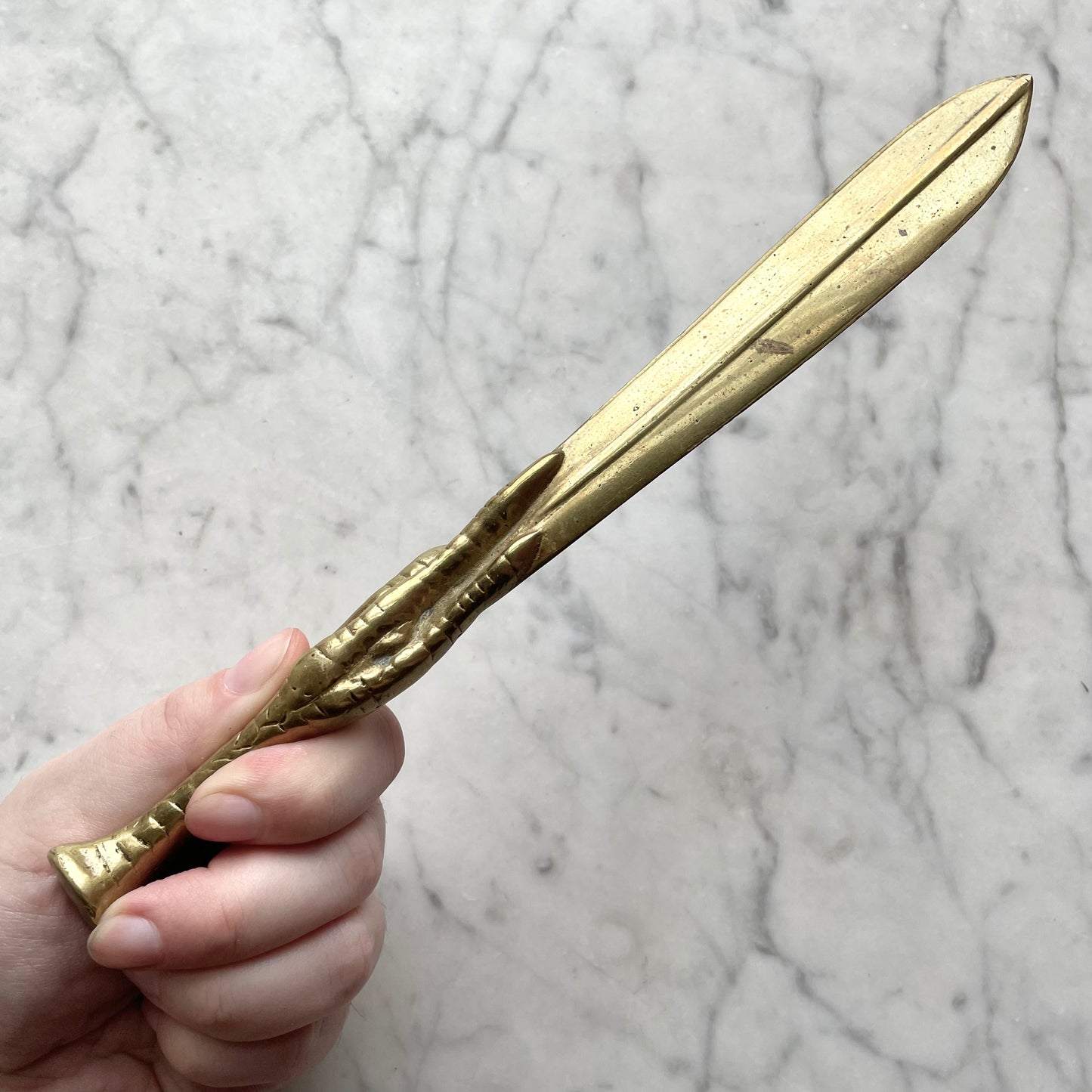 Vintage Crow Claw Letter Opener