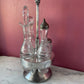 Victorian Cruet Set with Hand Motif
