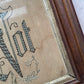 Victorian Punch Paper Embroidery with Clasped Hands - Forget Me Not