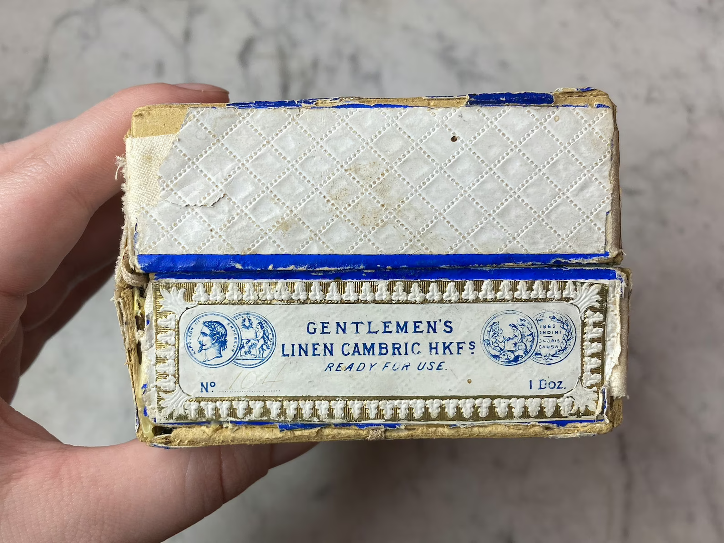 Victorian Gentleman's Handkerchief Box